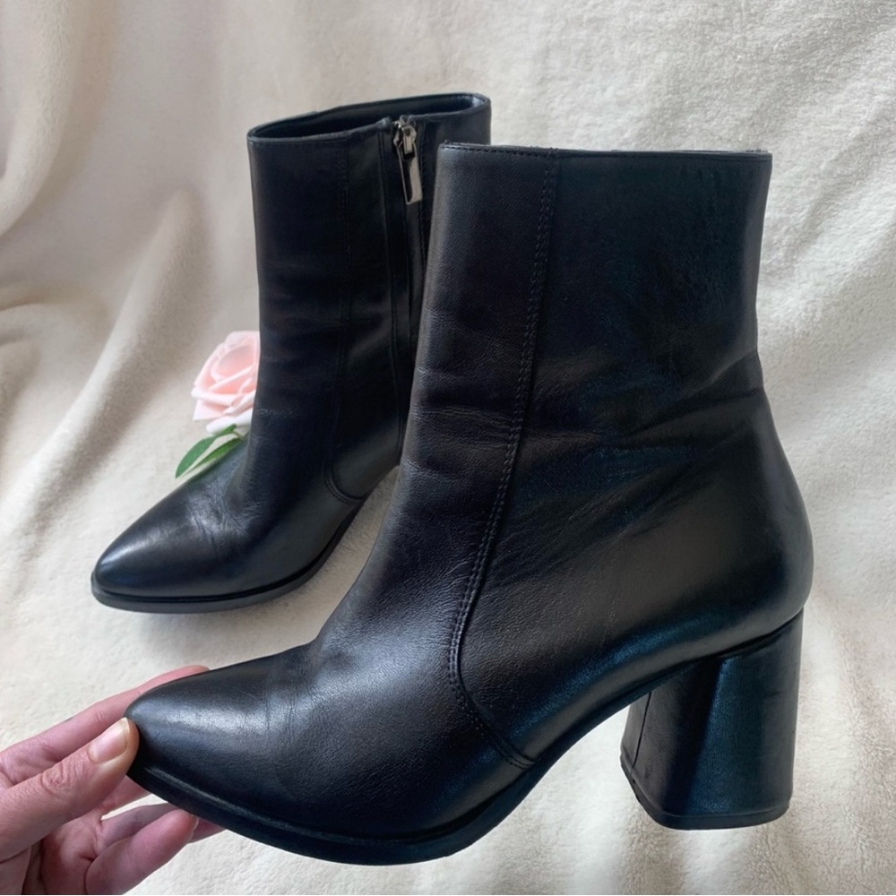 Lorenzo Dei Italian Leather boots & Aldo chunky boots